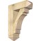 Ekena Millwork Merced Arts and Crafts Rough Sawn Bracket w/ Offset Brace, Douglas Fir, 8"W x 24"D x 32"H BKT0806X24X32MRC03RDF - alternate 1